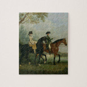 The Hon. Marcia Pitt Riding with her Brother, the Jigsaw Puzzle