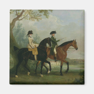 The Hon. Marcia Pitt Riding with her Brother, the Magnet