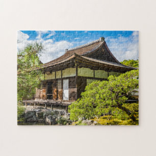 The hondo or main hall at Ginkaku-Ji, Kyoto Jigsaw Puzzle