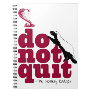 The Honey Badger Spiral Notebook