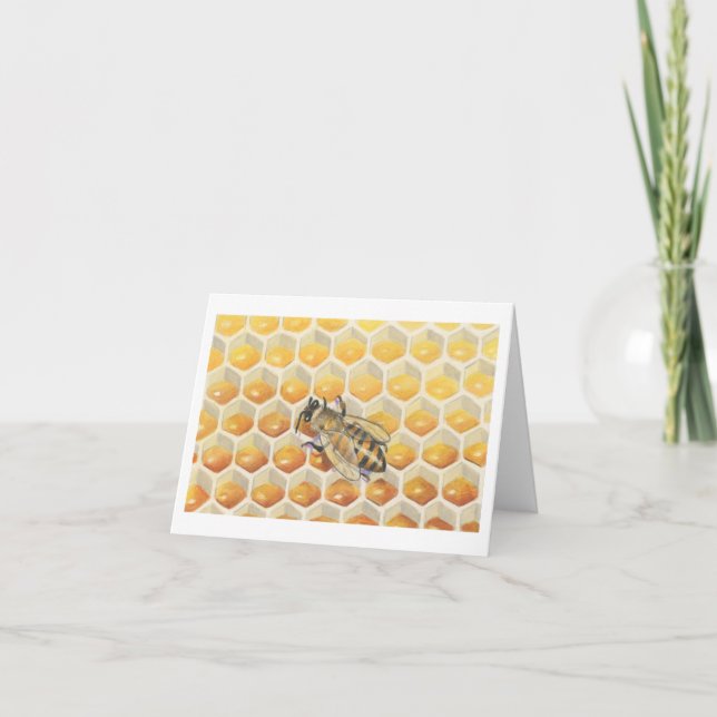 The Honey Bee Note Card (Front)