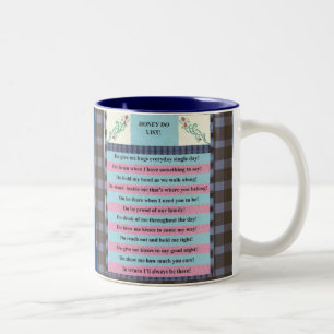 The Honey Do List For Two! Two-Tone Coffee Mug