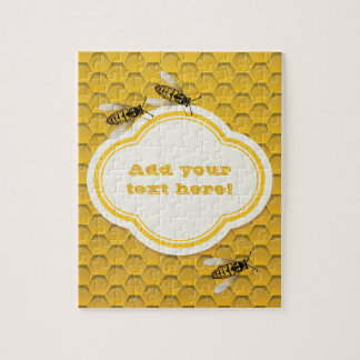 The Honeycomb and Bees Jigsaw Puzzle