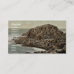 The Honeycombs. Giant's Causeway. Co. Antrim, Irel Business Card