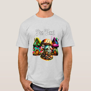 The Hood - Fantasy Mushroom Fairy Houses T-Shirt