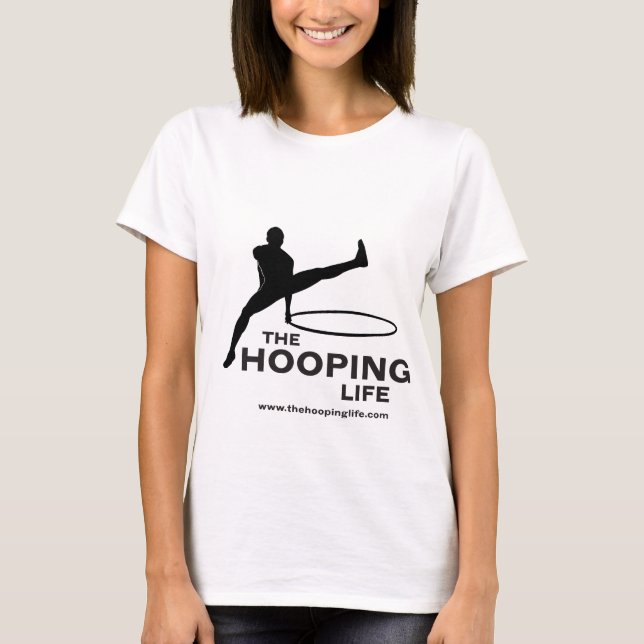 The hooping Life Spaghetti T-Shirt (Front)