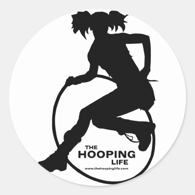 The Hooping Life stickers (Front)