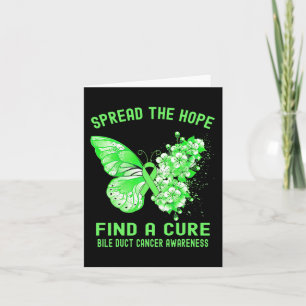 The Hope Find A Cure Bile Duct Cancer Awareness Card