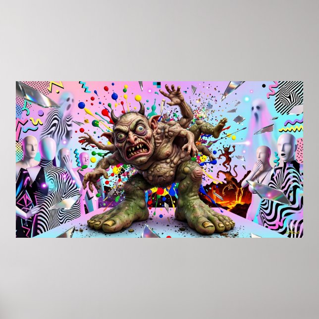 The Hopgoblin of Memphis Design Poster (Front)