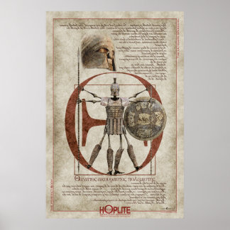 The Hoplite Tireless Warrior O Poster