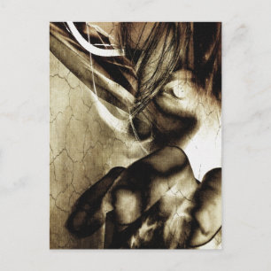 The Horror of Reaching Out Postcard