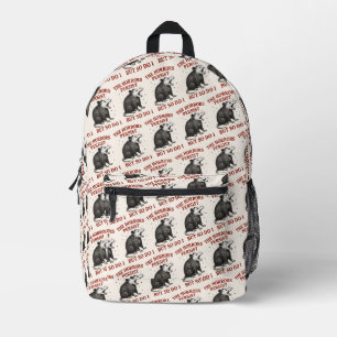 The Horrors Persist But So Do I Printed Backpack