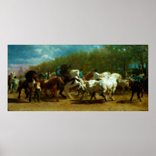 The Horse Fair by Rosa Bonheur (1852-1855) Poster