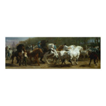 "The Horse Fair" by Rosa Bonheur Poster, Print
