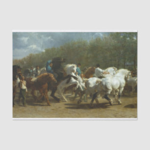 The Horse Fair by Rosa Bonheur Tissue Paper