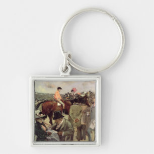 The Horse-Race, c.1890 Key Ring