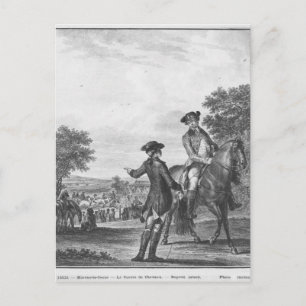 The horse race postcard