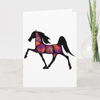 THE HORSE SUNSET CARD