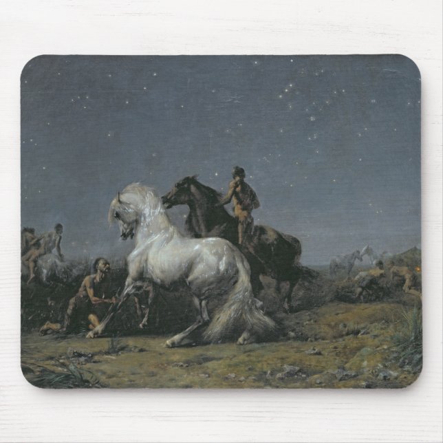 The Horse Thieves, 19th century Mouse Pad (Front)