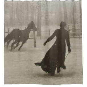 The Horse Trainer By Felix Thiollier 1899 Shower Curtain