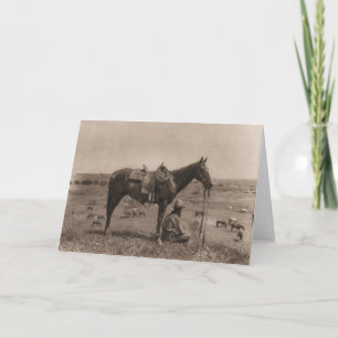 The Horse Wrangler 1910 Card