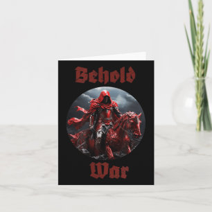 The Horseman Of War _ The Four Horsemen  Card