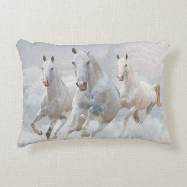 The Horses Decorative Cushion (Front)