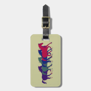 the+horses luggage tag