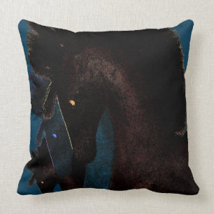 The Horses Throw Pillow