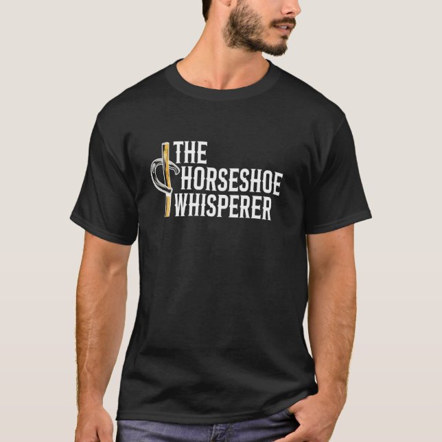 The Horseshoe Pitching Whisperer T-Shirt (Front)