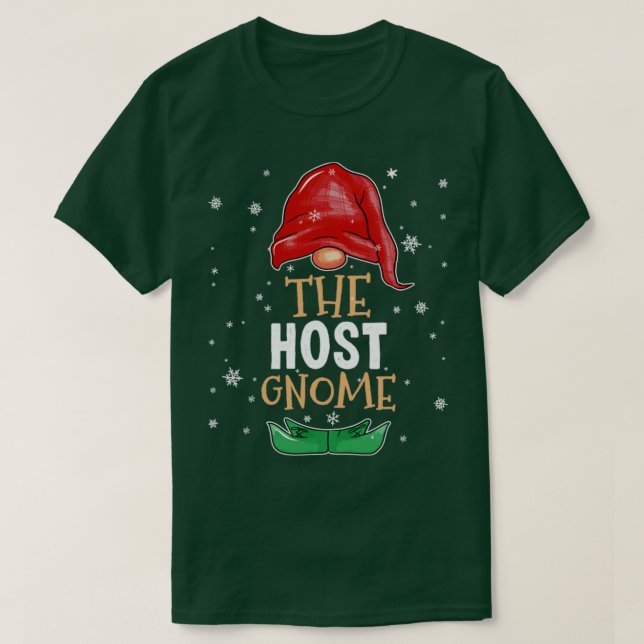 The host Gnome Family Matching Christmas Outfit 20 T-Shirt (Design Front)