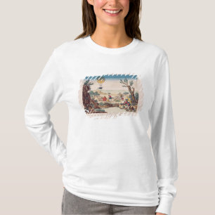 The Hot-Air Balloon of Jean Pierre Blanchard T-Shirt