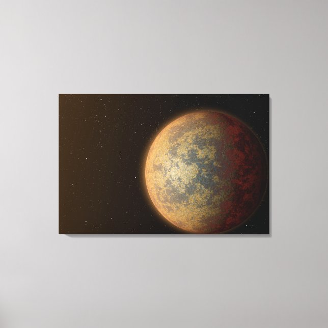 The Hot Rocky Exoplanet Hd 219134 B. Canvas Print (Front)