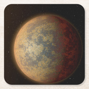 The Hot Rocky Exoplanet Hd 219134 B. Square Paper Coaster