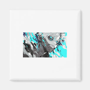 The Hottest Flames Evil Brother Anime Sticker  Magnet