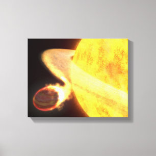 The hottest known planet in the Milky Way Canvas Print