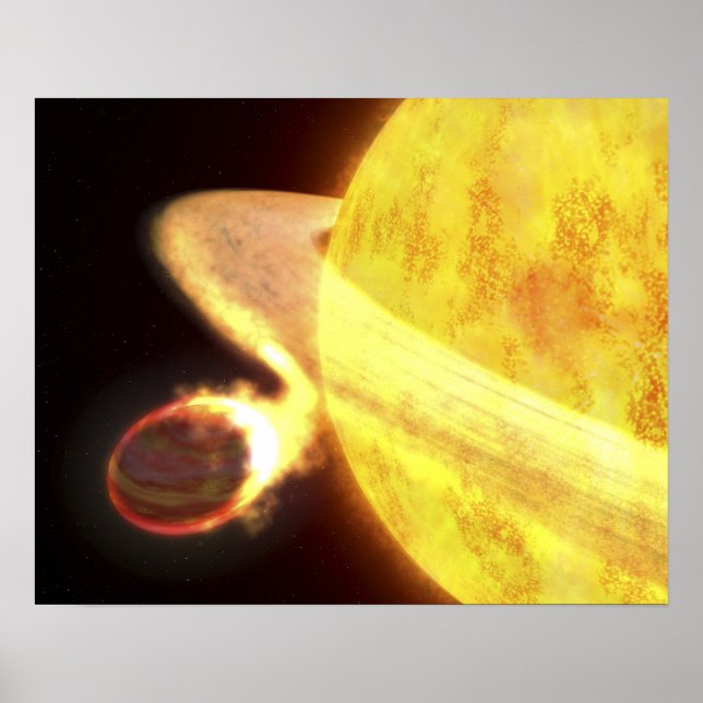 The hottest known planet in the Milky Way Poster (Front)