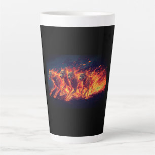 The Hounds Of Hell Are On The Move Latte Mug