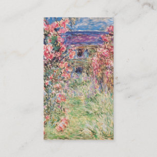 The House among the Roses, Claude Monet Business Card