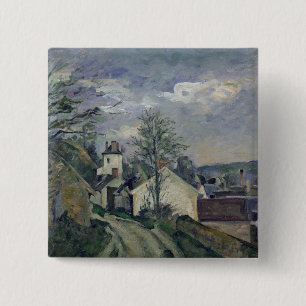 The House of Doctor Gachet at Auvers, 1872-73 15 Cm Square Badge