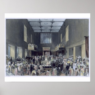 The House of Lords, Her Majesty opening the Sessio Poster