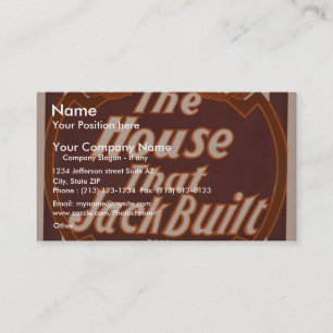 The House That Jack Built, 'Broadhurst's' Retro Th Business Card