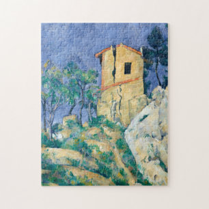 The House with Cracked Walls Paul Cezanne Post Imp Jigsaw Puzzle