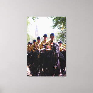 The Household Cavalry Mounted Band Canvas Print