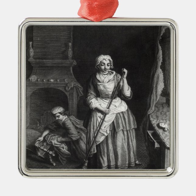 The Housekeeper Metal Tree Decoration (Front)