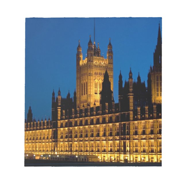 The Houses of Parliament at night in the city of Notepad (Front)