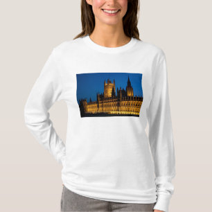The Houses of Parliament at night in the city of T-Shirt