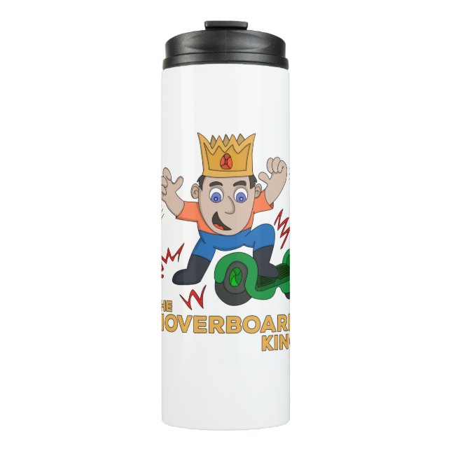 The Hoverboard King Thermal Tumbler (Front)
