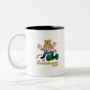 The Hoverboard King Two-Tone Coffee Mug