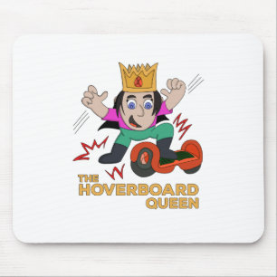 The Hoverboard Queen Mouse Pad